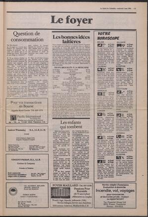 Le Soleil de Colombie, May 4, 1984, page 13