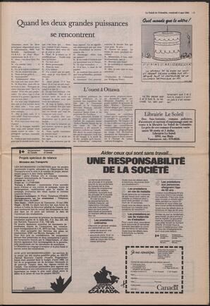 Le Soleil de Colombie, May 4, 1984, page 5
