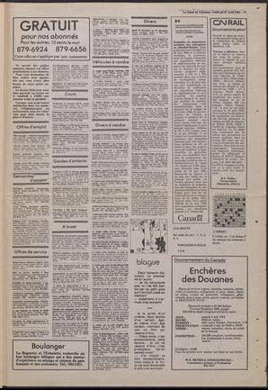 Le Soleil de Colombie, April 27, 1984, page 15