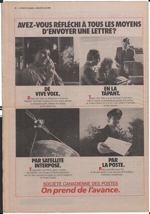 Le Soleil de Colombie, April 20, 1984, page 20