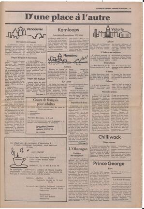 Le Soleil de Colombie, April 20, 1984, page 3
