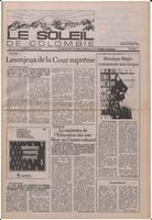 Le Soleil de Colombie, April 13, 1984