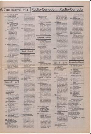 Le Soleil de Colombie, April 6, 1984, page 11