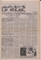 Le Soleil de Colombie, March 30, 1984