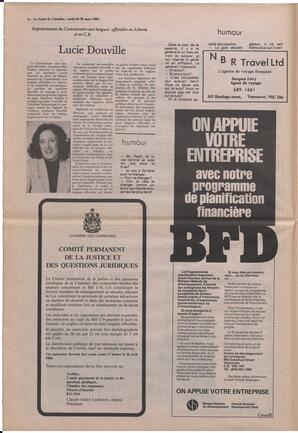 Le Soleil de Colombie, March 30, 1984, page 8