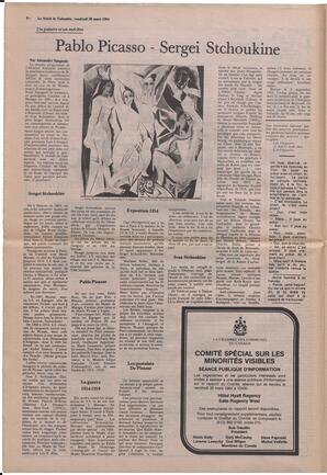 Le Soleil de Colombie, March 30, 1984, page 6