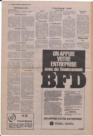 Le Soleil de Colombie, March 23, 1984, page 6
