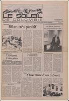 Le Soleil de Colombie, February 10, 1984