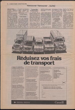 Le Soleil de Colombie, February 10, 1984, page 16