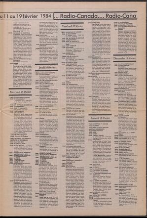 Le Soleil de Colombie, February 10, 1984, page 11