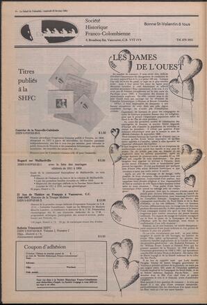 Le Soleil de Colombie, February 10, 1984, page 6