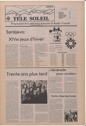 Le Soleil de Colombie, February 3, 1984, page 7