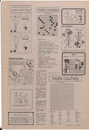 Le Soleil de Colombie, January 27, 1984, page 18