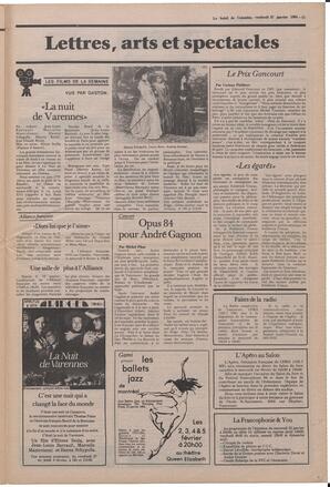 Le Soleil de Colombie, January 27, 1984, page 15