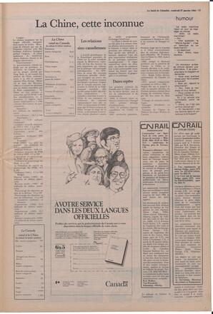 Le Soleil de Colombie, January 27, 1984, page 13