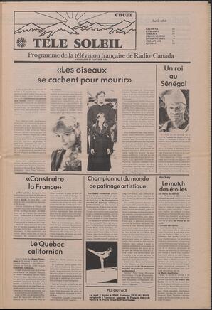 Le Soleil de Colombie, January 27, 1984, page 9