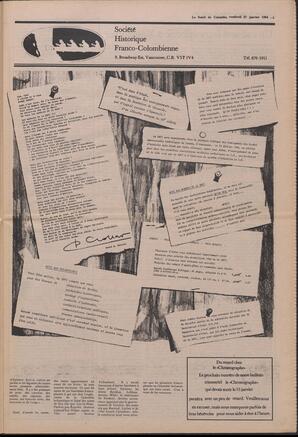 Le Soleil de Colombie, January 27, 1984, page 5