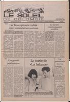 Le Soleil de Colombie, January 20, 1984