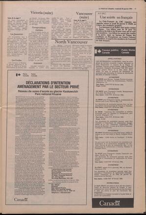 Le Soleil de Colombie, January 20, 1984, page 5