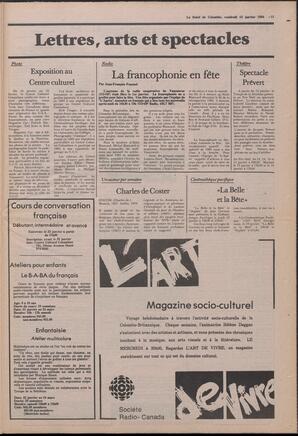 Le Soleil de Colombie, January 13, 1984, page 11