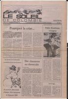 Le Soleil de Colombie, December 23, 1983