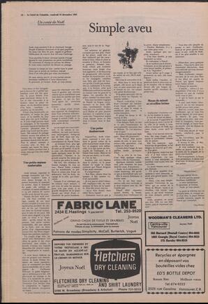Le Soleil de Colombie, December 16, 1983, page 21