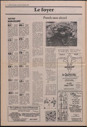 Le Soleil de Colombie, December 16, 1983, page 8