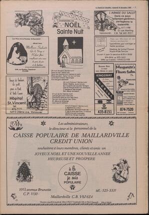 Le Soleil de Colombie, December 16, 1983, page 5