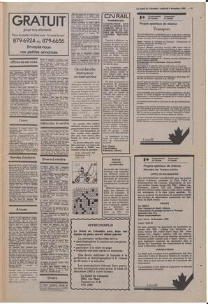 Le Soleil de Colombie, December 2, 1983, page 15