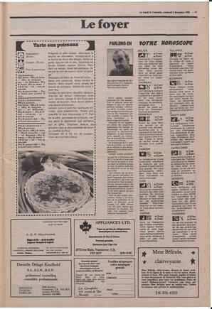 Le Soleil de Colombie, December 2, 1983, page 13