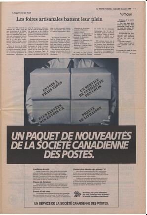 Le Soleil de Colombie, December 2, 1983, page 5