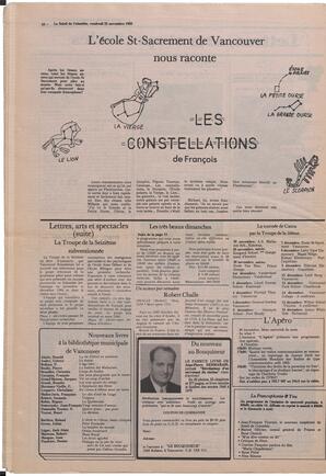 Le Soleil de Colombie, November 25, 1983, page 16