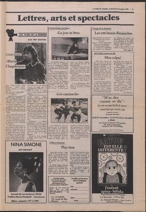 Le Soleil de Colombie, November 25, 1983, page 15