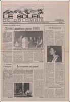 Le Soleil de Colombie, November 11, 1983