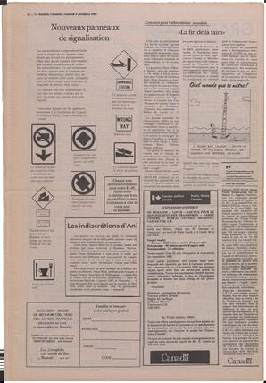 Le Soleil de Colombie, November 4, 1983, page 20