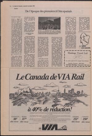 Le Soleil de Colombie, November 4, 1983, page 16
