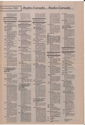 Le Soleil de Colombie, November 4, 1983, page 11