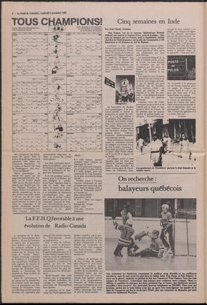 Le Soleil de Colombie, November 4, 1983, page 6