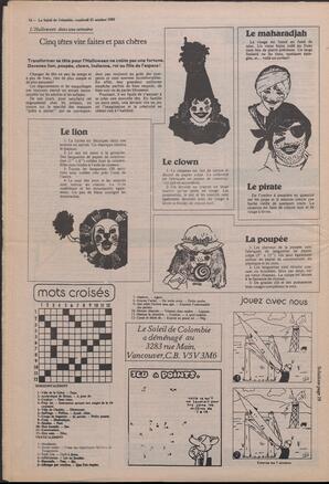 Le Soleil de Colombie, October 21, 1983, page 14