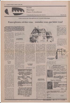Le Soleil de Colombie, October 7, 1983, page 6