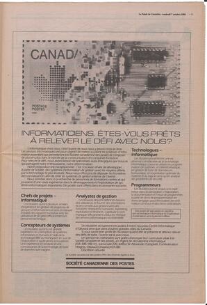 Le Soleil de Colombie, October 7, 1983, page 5