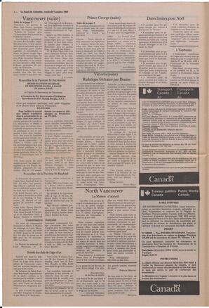 Le Soleil de Colombie, October 7, 1983, page 4