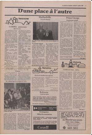 Le Soleil de Colombie, October 7, 1983, page 3