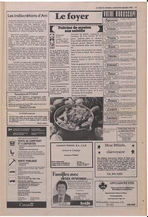 Le Soleil de Colombie, September 30, 1983, page 13