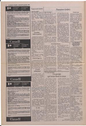 Le Soleil de Colombie, September 30, 1983, page 4