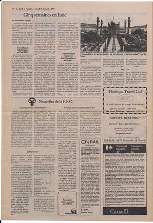 Le Soleil de Colombie, September 23, 1983, page 12