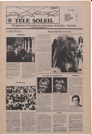 Le Soleil de Colombie, September 23, 1983, page 7