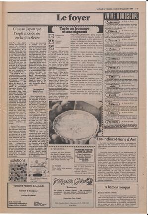 Le Soleil de Colombie, September 16, 1983, page 13
