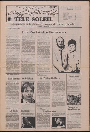 Le Soleil de Colombie, August 26, 1983, page 7