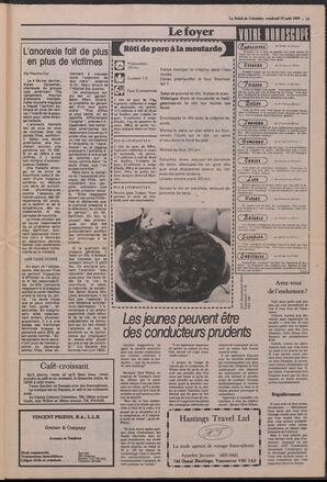 Le Soleil de Colombie, August 19, 1983, page 13